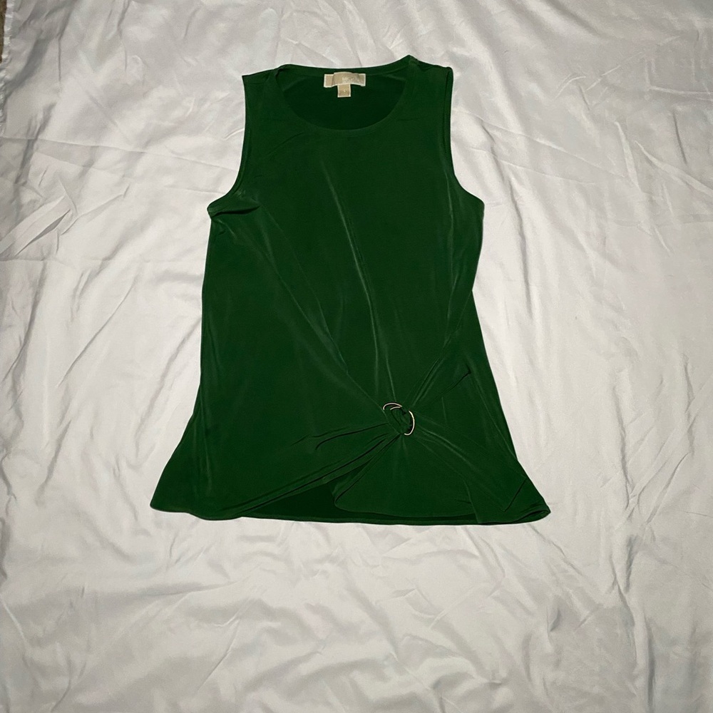 Green Sleeveless Michael Kors Top